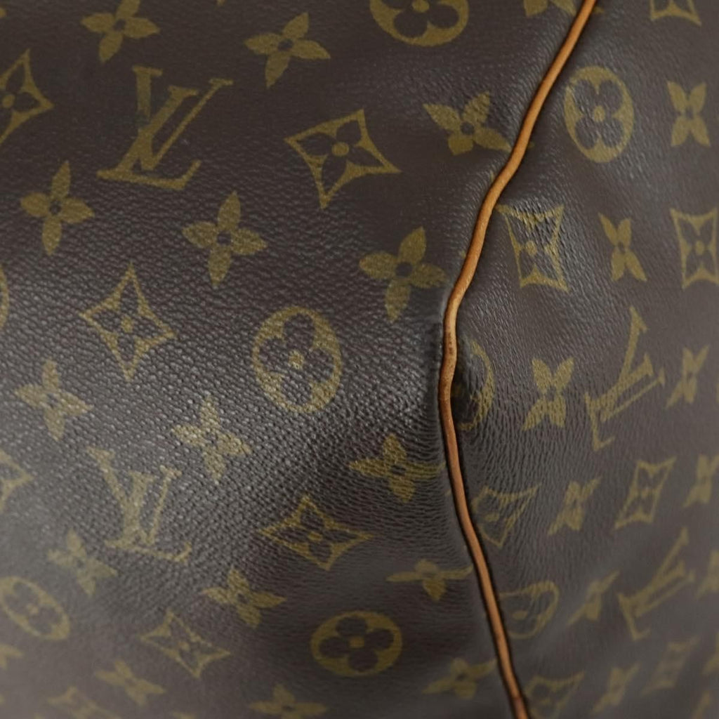 Louis Vuitton Keepall Bag Monogram Canvas Brown Canvas Travel Bag Bag (Pre-Owned)