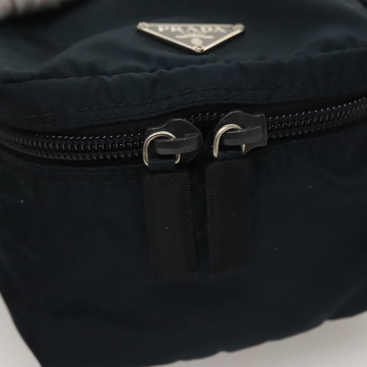 Prada Zip Around Toiletry Bag Tessuto Navy Nylon Clutche & Pouche Bag (Pre-Owned)