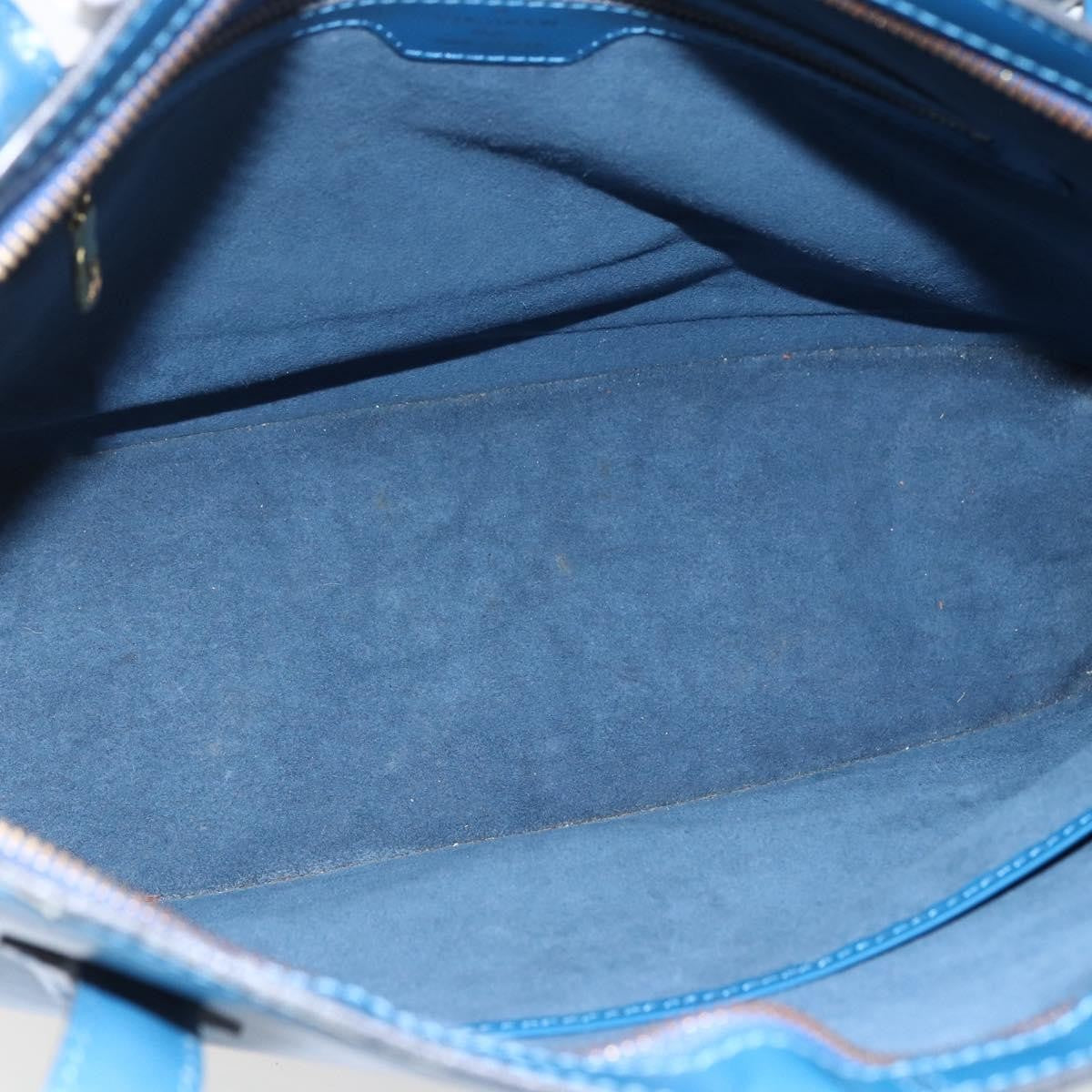 Louis Vuitton Lussac Handbag Epi Leather Blue Leather Shoulder Bag Bag (Pre-Owned)