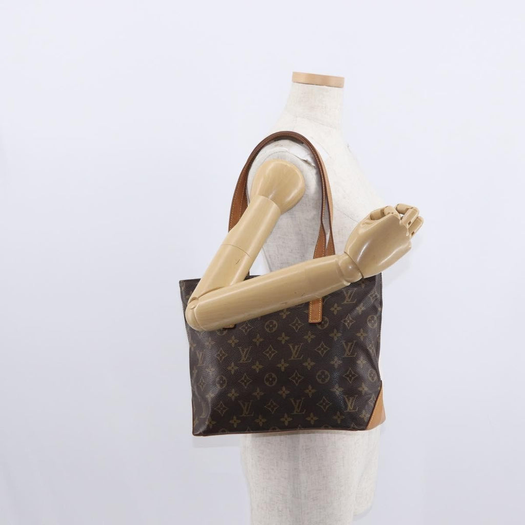 Louis Vuitton Cabas Mezzo Monogram Canvas Brown Canvas Tote Bag Bag (Pre-Owned)