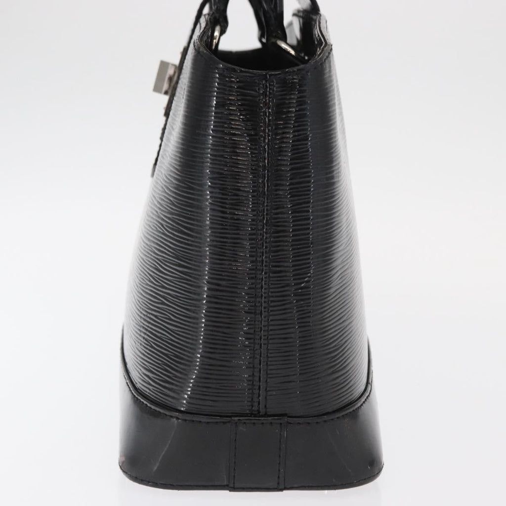 Louis Vuitton Mirabeau Handbag Electric Epi Leather Black Leather Handbag (Pre-Owned)