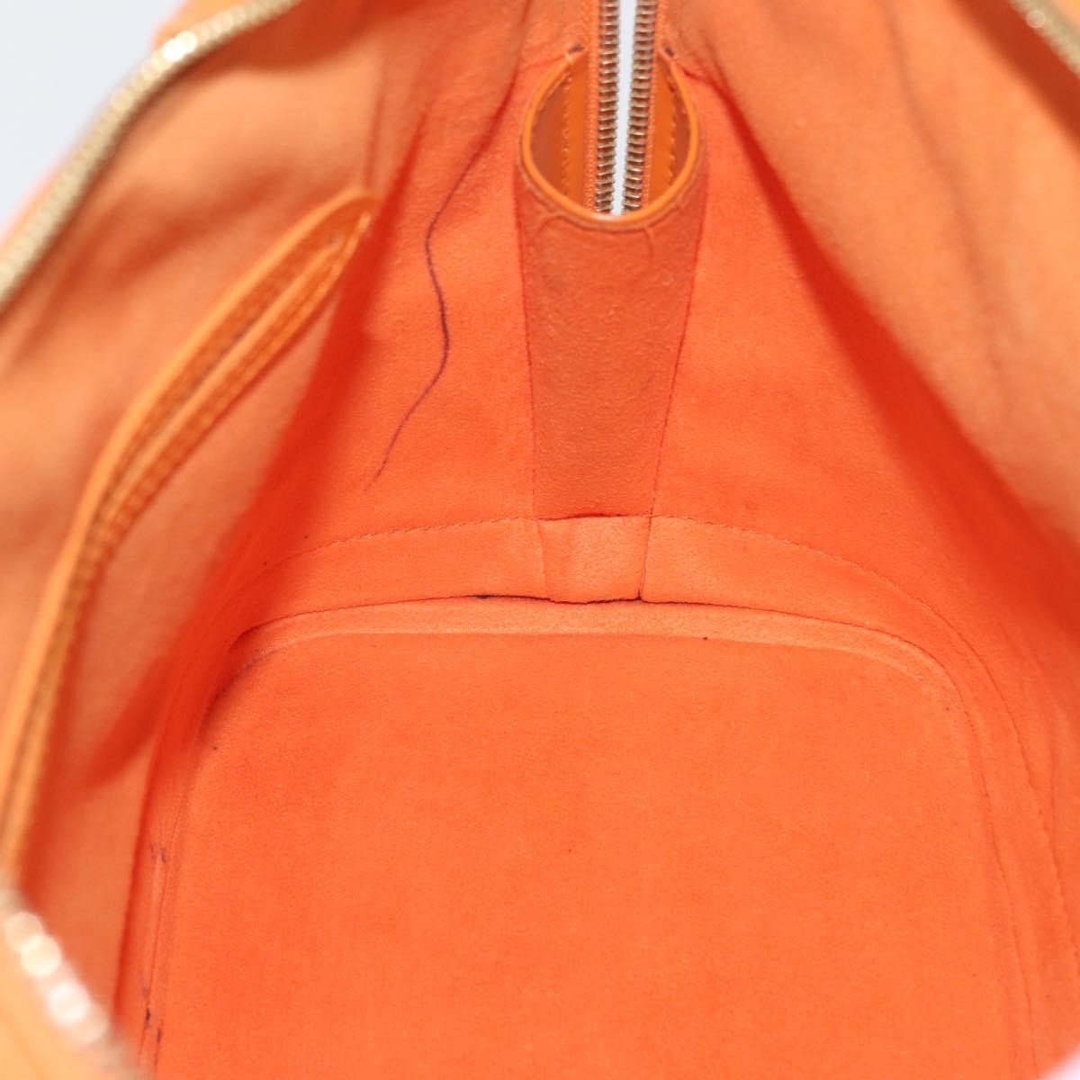 Louis Vuitton Vintage Alma Handbag Epi Leather Orange Leather Handbag (Pre-Owned)