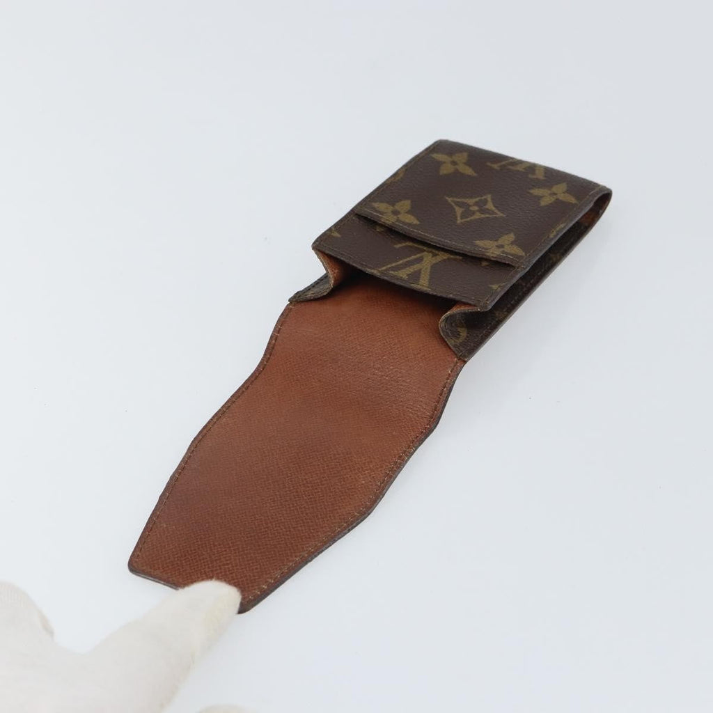 Louis Vuitton Etui Cigarette Case Monogram Canvas Brown Canvas Wallets Accessory (Pre-Owned)