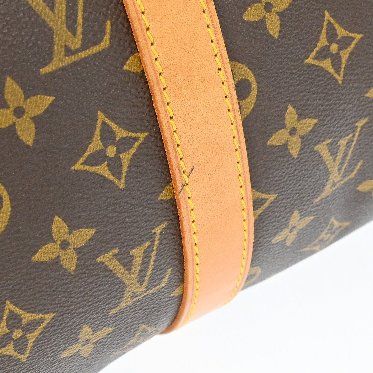 Louis Vuitton Keepall Bag Monogram Canvas Brown Canvas Travel Bag Bag (Pre-Owned)