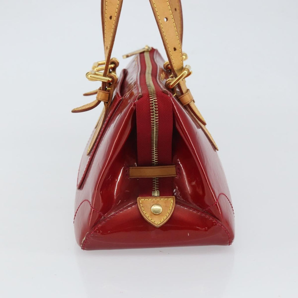 Louis Vuitton Rosewood Avenue Handbag Monogram Vernis Red Patent_Leather Handbag (Pre-Owned)