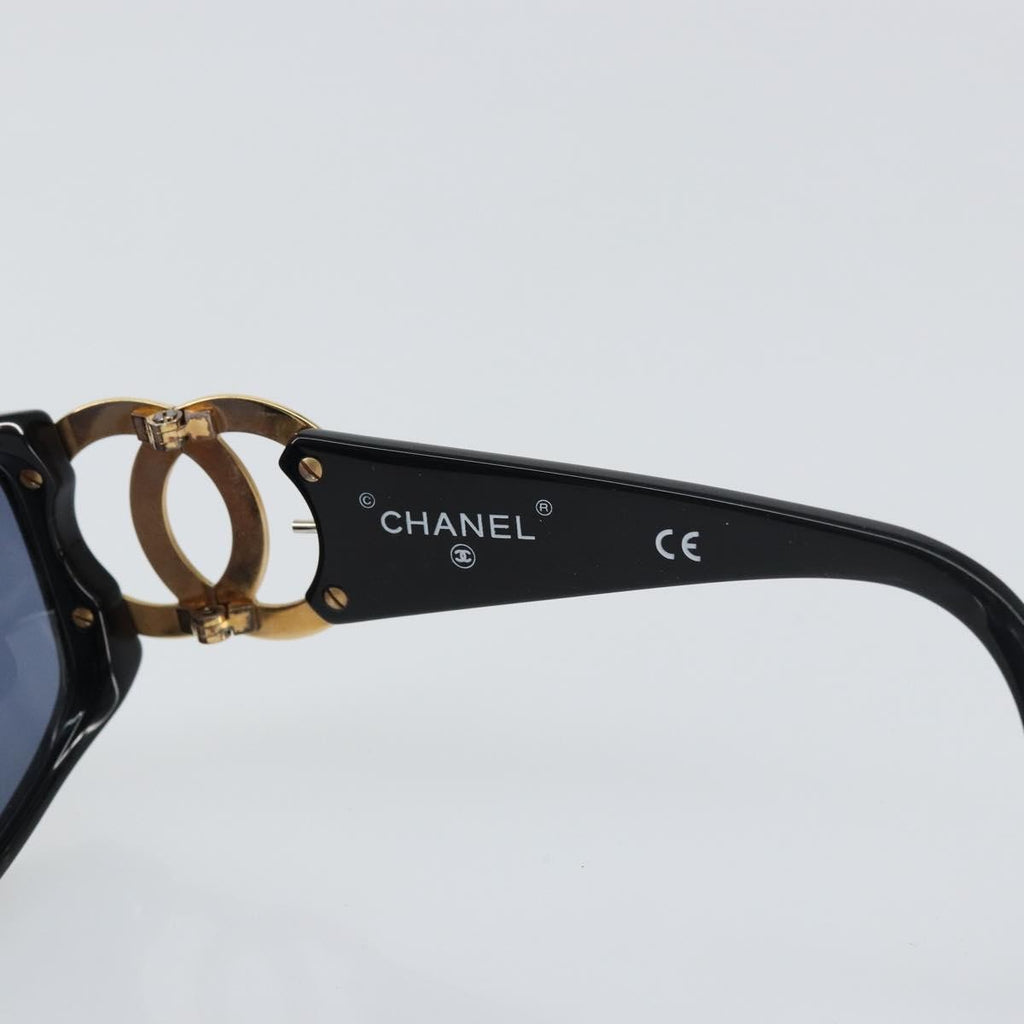 Chanel Logo Cc Sunglasses Plastic Black Plastic Sunglasse Accessory (Pre-Owned)