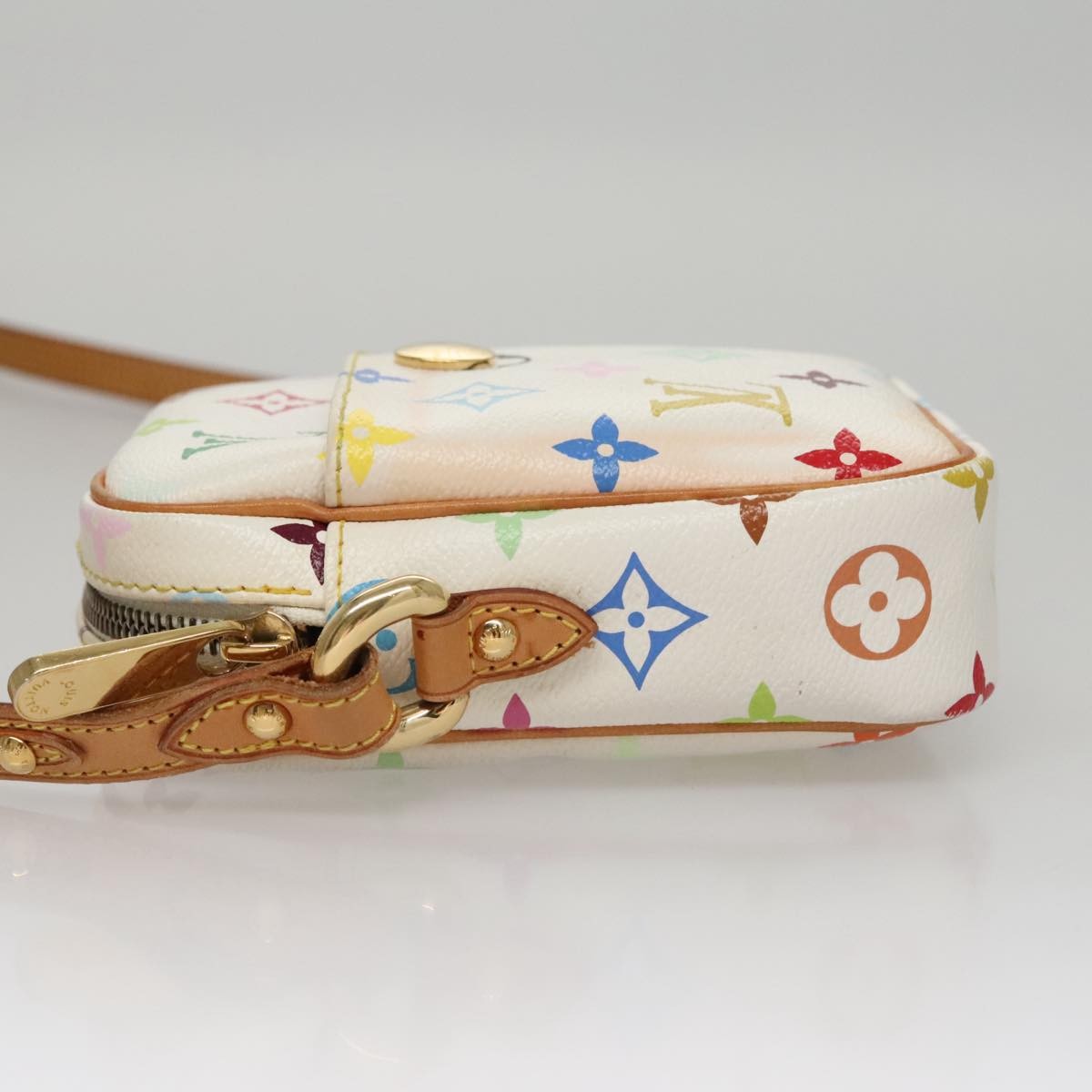 Louis Vuitton Rift Handbag Monogram Multicolor White Canvas Shoulder Bag Bag (Pre-Owned)