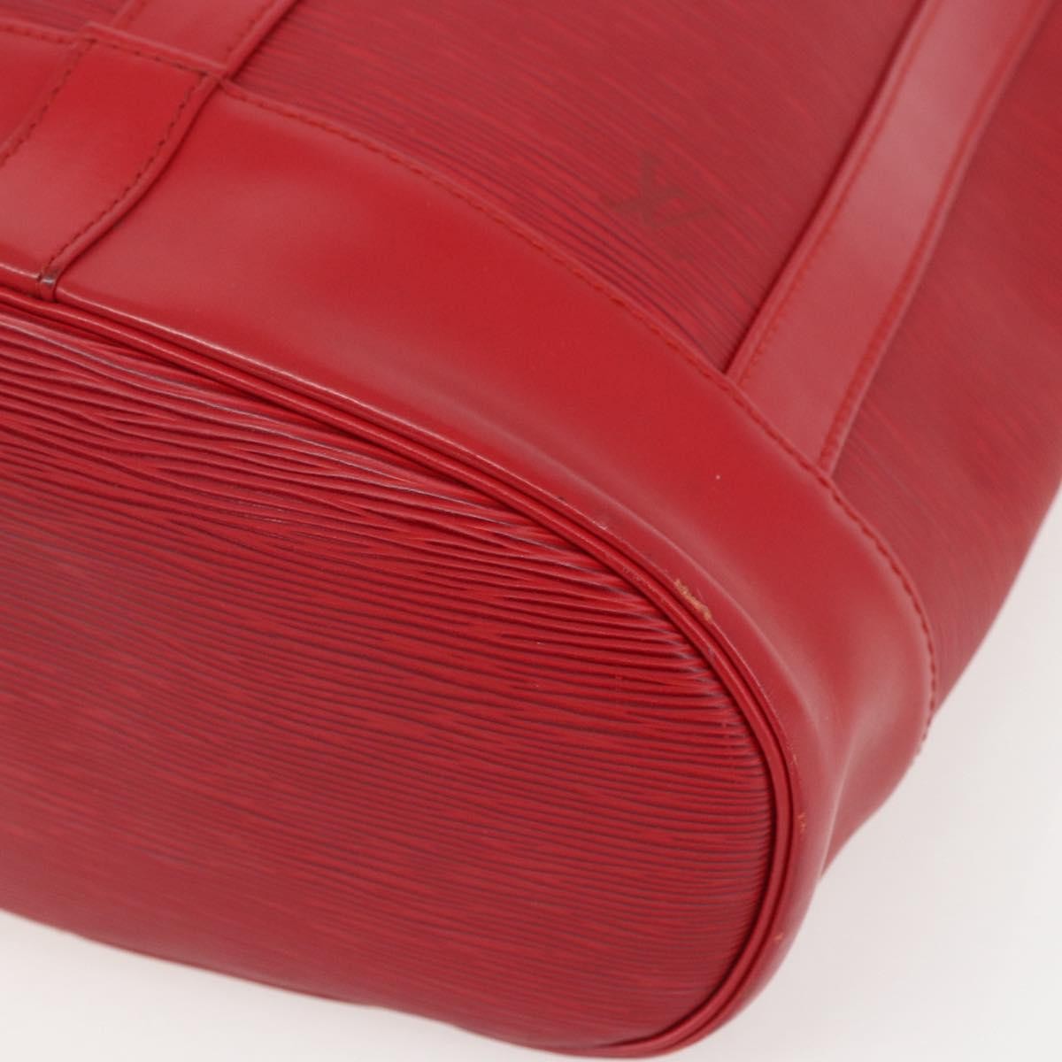 Louis Vuitton Randonnee Backpack Epi Leather Red Leather Shoulder Bag Bag (Pre-Owned)