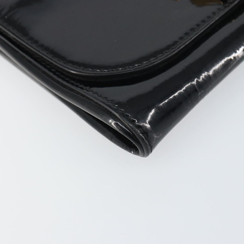 Fendi Vintage Shoulder Bag Enamel Black Patent_Leather Shoulder Bag Bag (Pre-Owned)