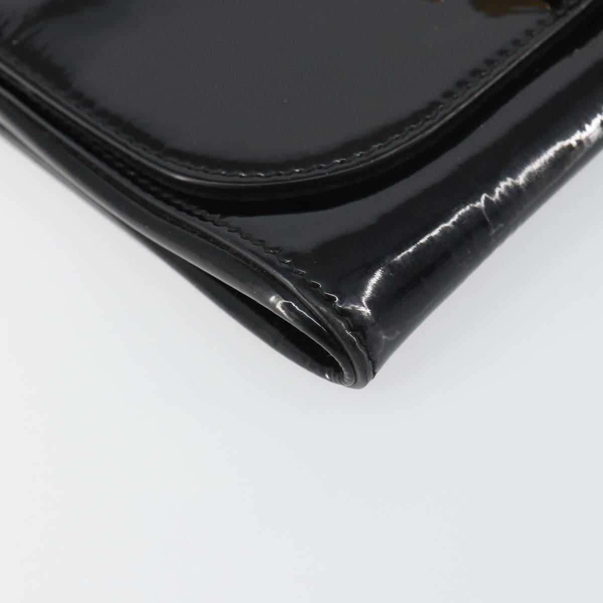 Fendi Vintage Shoulder Bag Enamel Black Patent_Leather Shoulder Bag Bag (Pre-Owned)