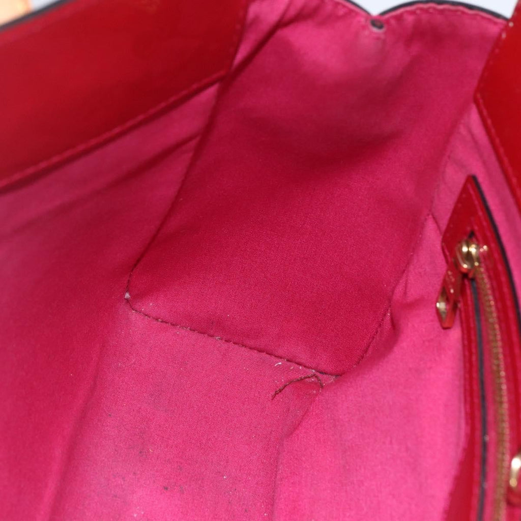 Louis Vuitton Catalina Handbag Monogram Vernis Pink Patent_Leather Handbag (Pre-Owned)