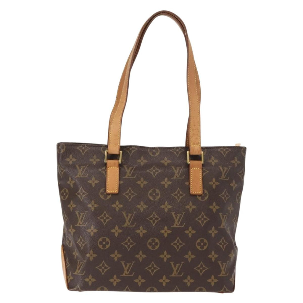 Louis Vuitton Cabas Mezzo Monogram Canvas Brown Canvas Tote Bag Bag (Pre-Owned)