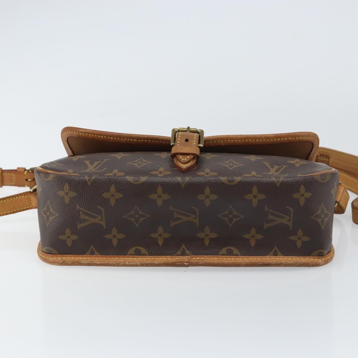 Louis Vuitton Sologne Handbag Monogram Canvas Brown Canvas Shoulder Bag Bag (Pre-Owned)