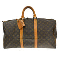 Louis Vuitton Keepall Bag Monogram Canvas Brown Canvas Travel Bag Bag (Pre-Owned)