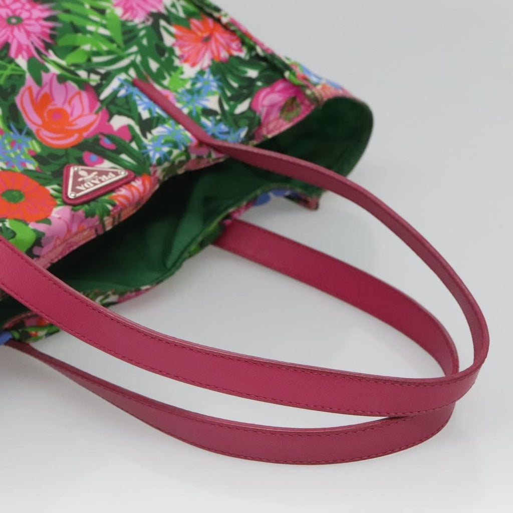 Prada Vintage Shopping Tote Nylon Multicolour Nylon Tote Bag Bag (Pre-Owned)