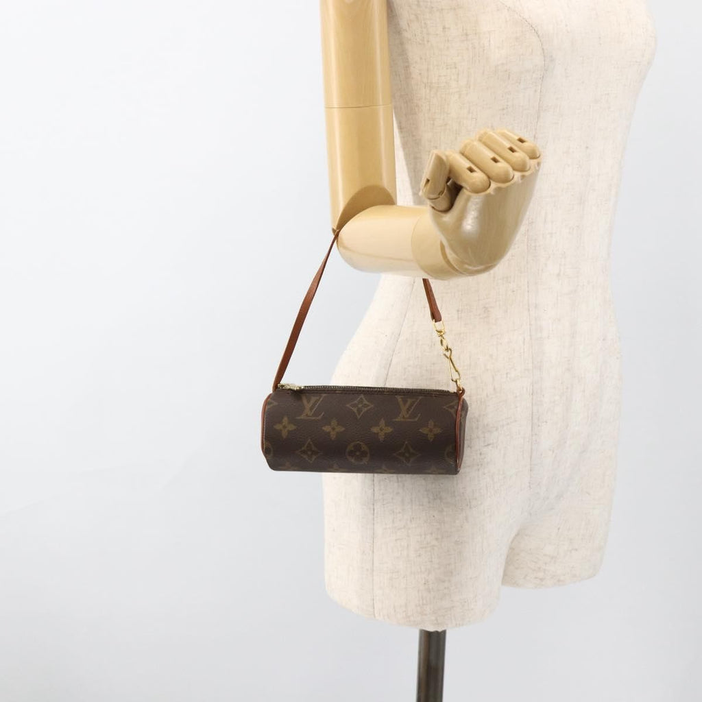 Louis Vuitton Papillon Pochette Monogram Canvas Brown Canvas Clutche & Pouche Bag (Pre-Owned)
