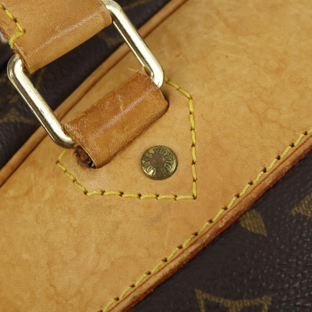Louis Vuitton Alize Bag Monogram Canvas Brown Canvas Travel Bag Bag (Pre-Owned)