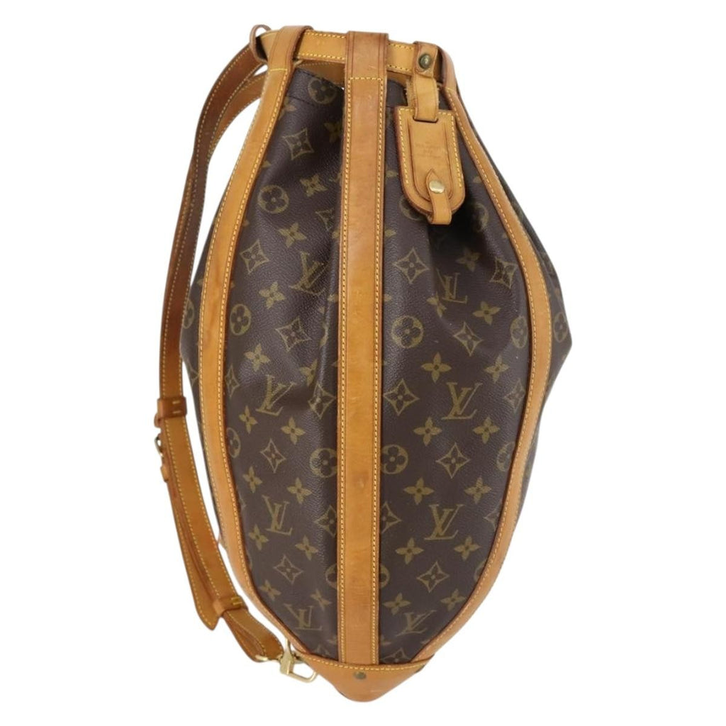 Louis Vuitton Romeo Gigli Handbag Monogram Canvas Brown Canvas Shoulder Bag Bag (Pre-Owned)