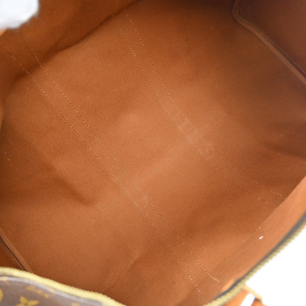 Louis Vuitton Keepall Bag Monogram Canvas Brown Canvas Travel Bag Bag (Pre-Owned)
