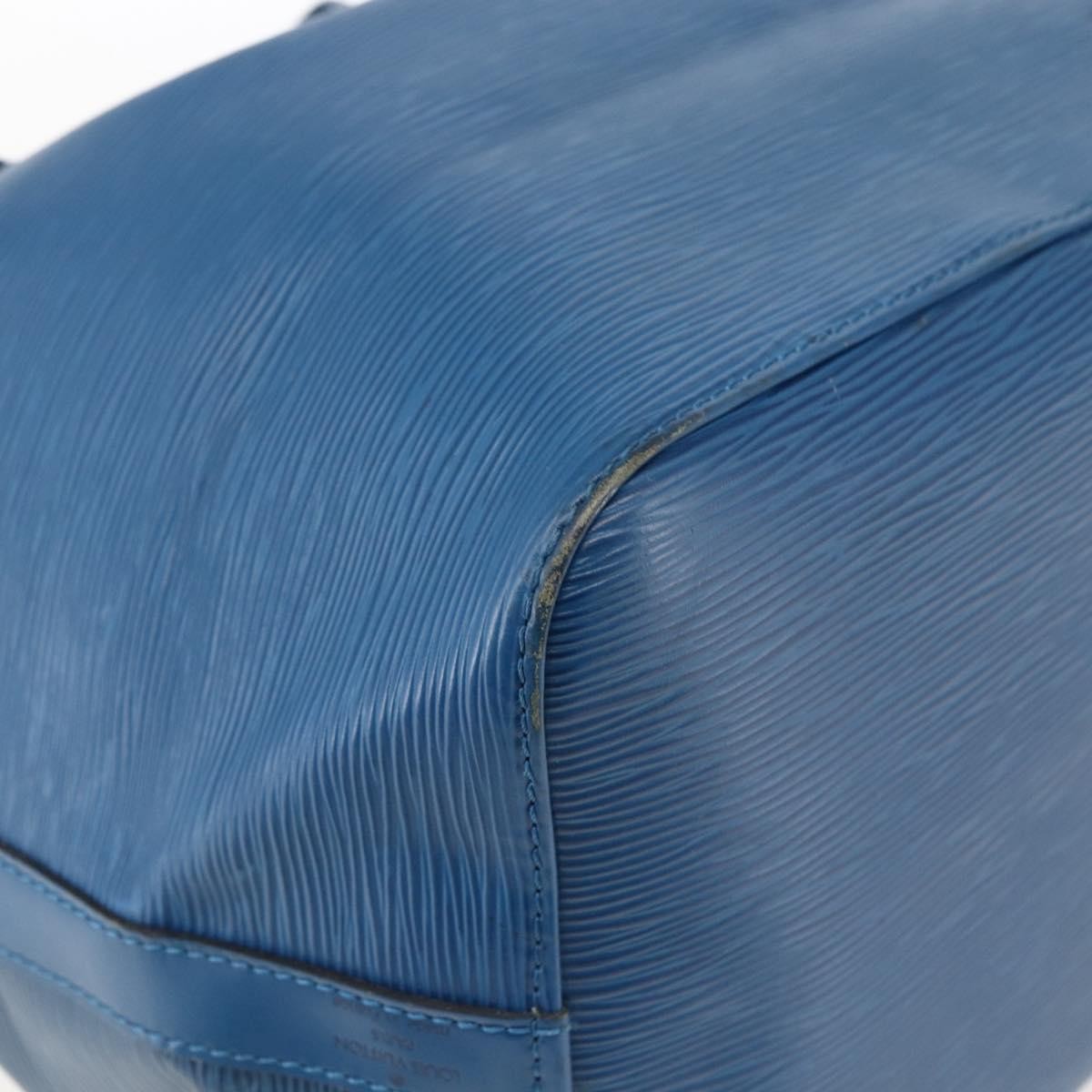 Louis Vuitton Noe Handbag Epi Leather Blue Leather Shoulder Bag Bag (Pre-Owned)