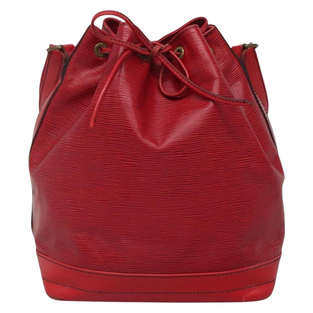 Louis Vuitton Noe Handbag Epi Leather Red Leather Bag (Pre-Owned)