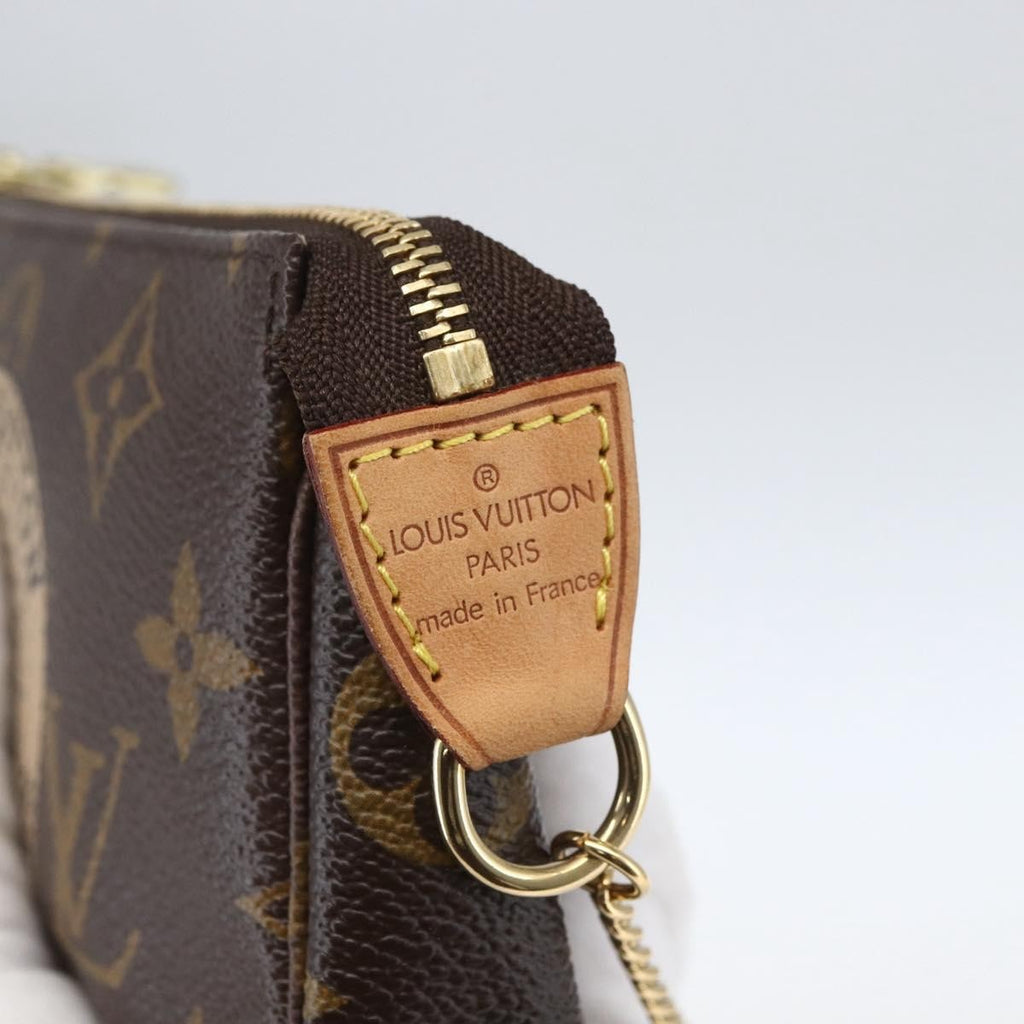 Louis Vuitton Pochette Accessoires Limited Edition Monogram Trunk Brown Canvas Clutche & Pouche Bag (Pre-Owned)