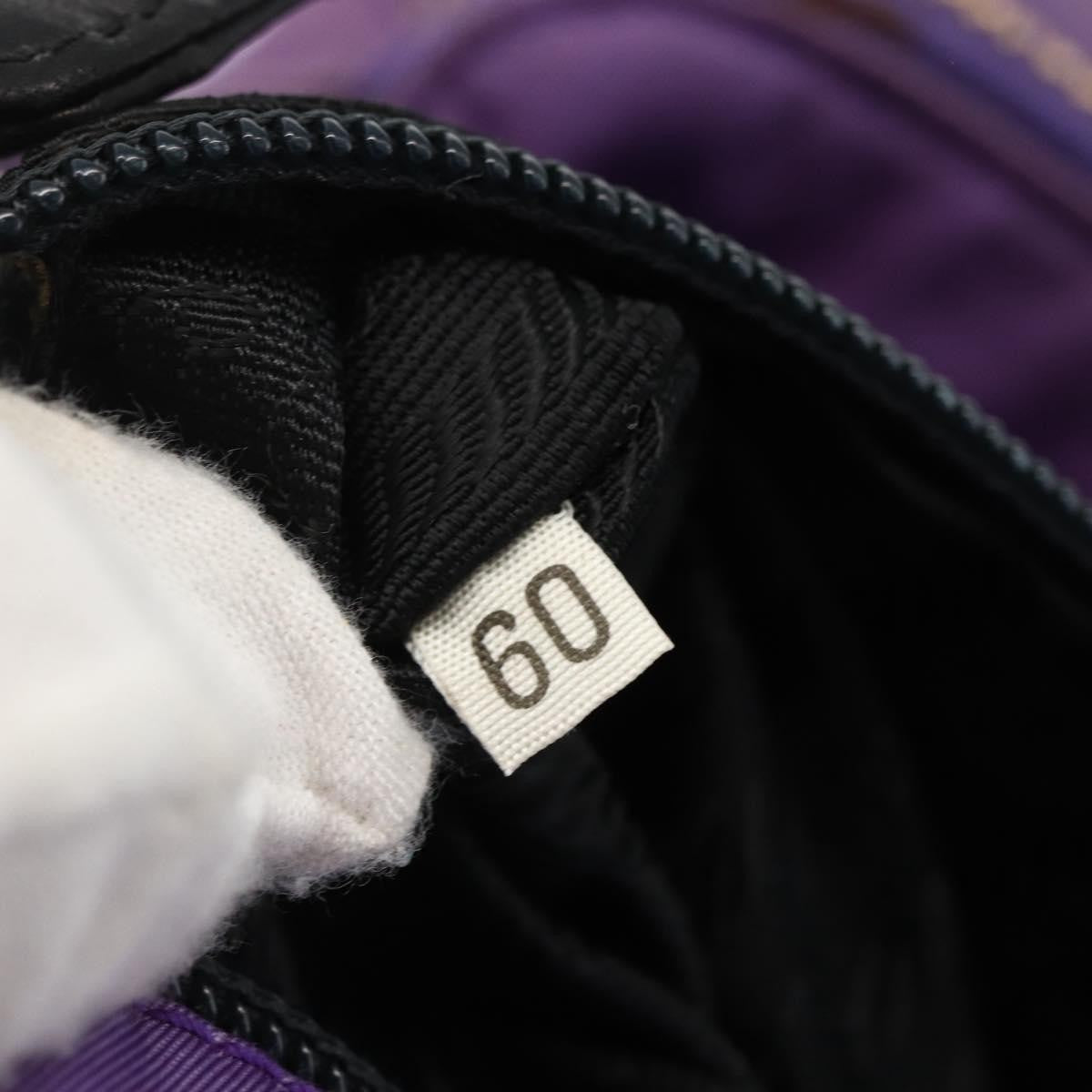 Prada Vintage Shoulder Bag Tessuto Purple Nylon Shoulder Bag Bag (Pre-Owned)