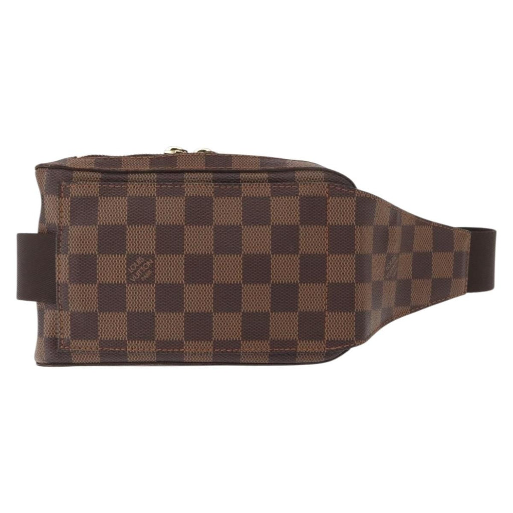 Louis Vuitton Geronimos Waist Bag Damier Brown Canvas Clutche & Pouche Bag (Pre-Owned)