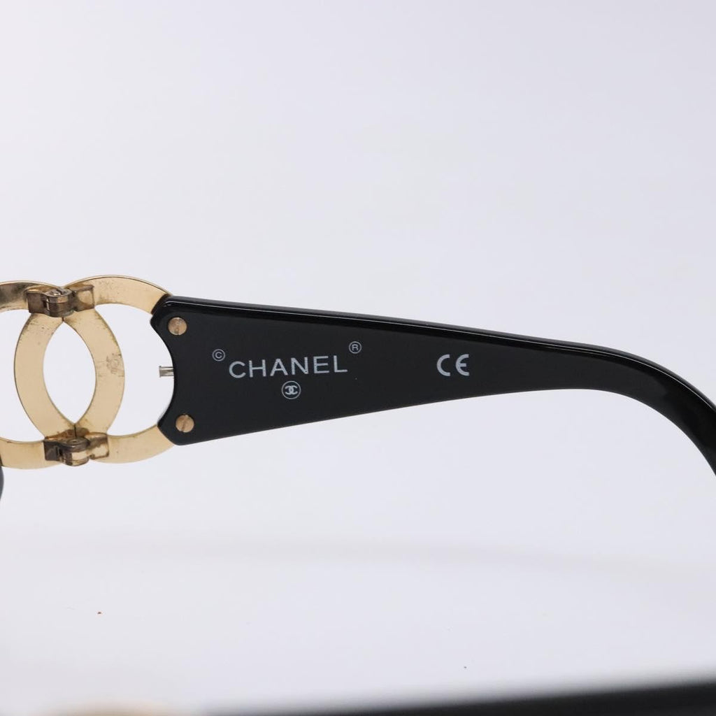 Chanel Logo Cc Sunglasses Plastic Black Plastic Sunglasse Accessory (Pre-Owned)