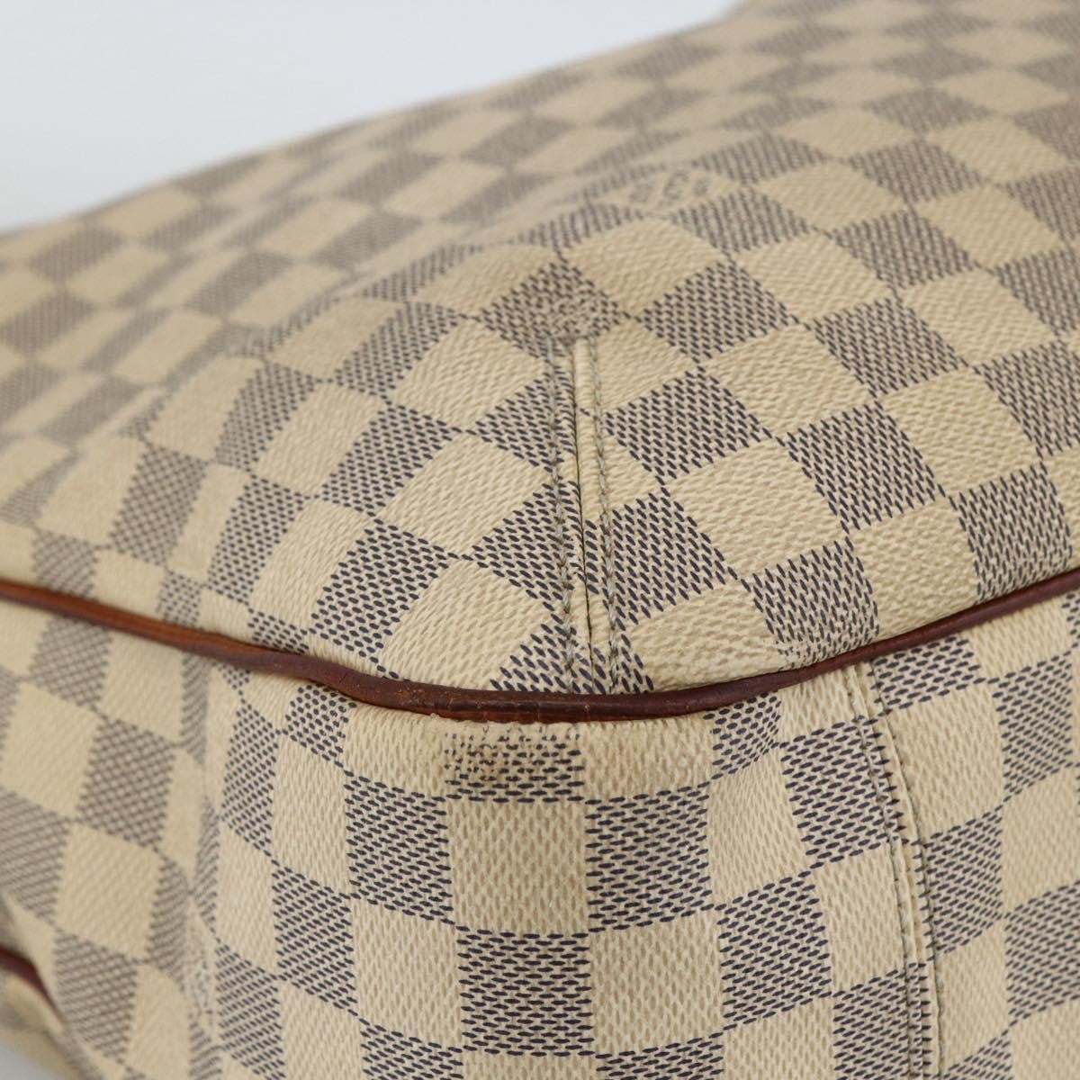 Louis Vuitton Soffi Handbag Damier Beige Canvas Handbag (Pre-Owned)