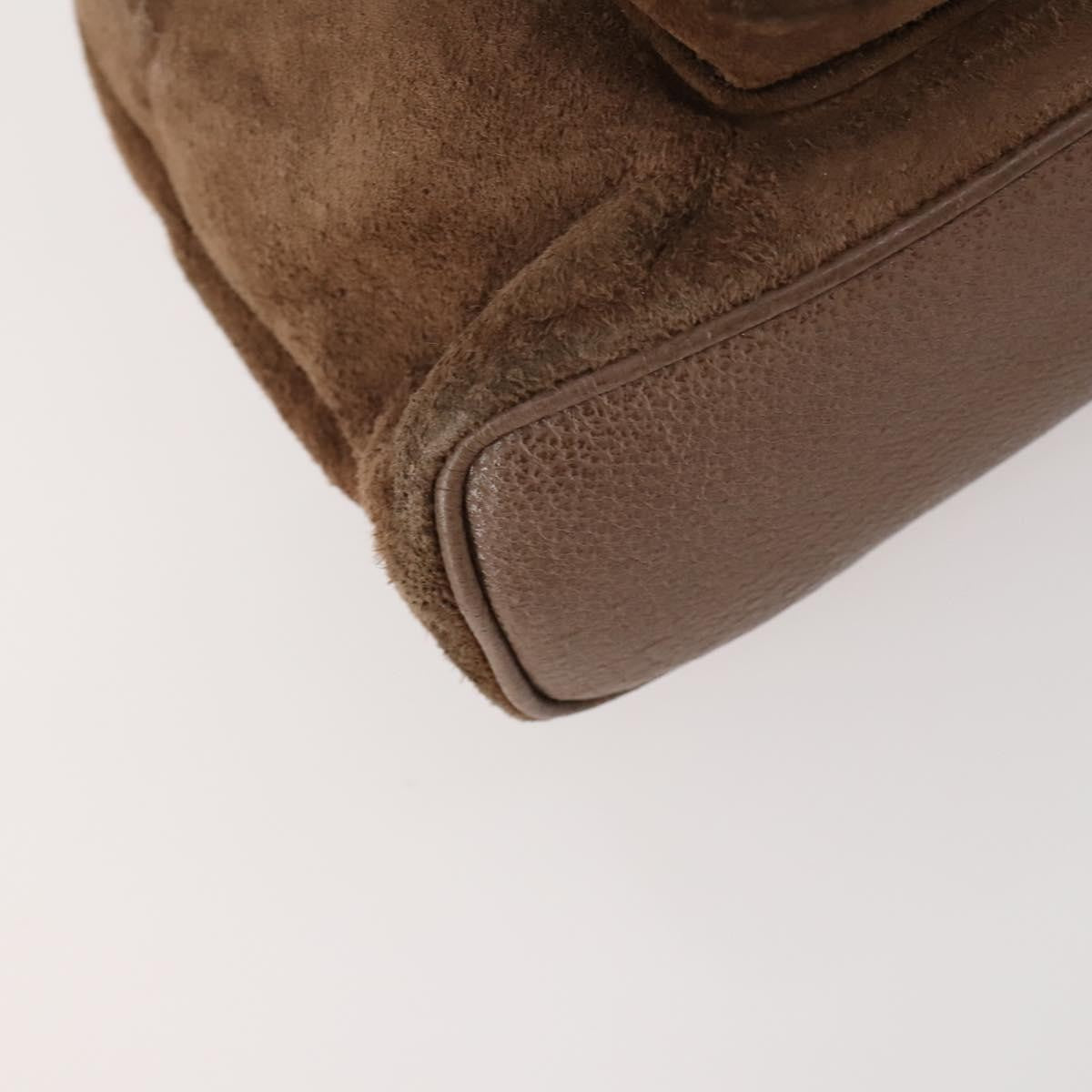 Gucci Gucci Bamboo Backpack Daim Brown Suede Backpack Bag (Pre-Owned)
