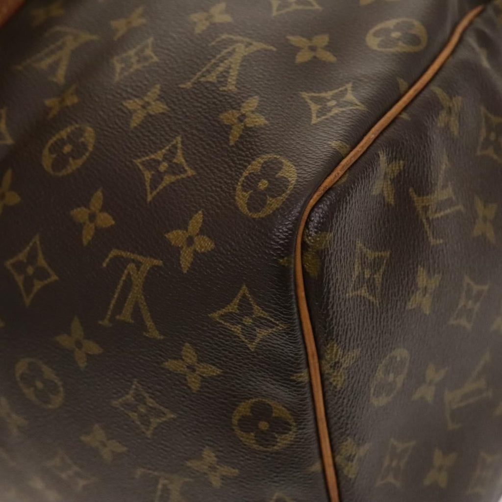 Louis Vuitton Keepall Bag Monogram Canvas Brown Canvas Travel Bag Bag (Pre-Owned)