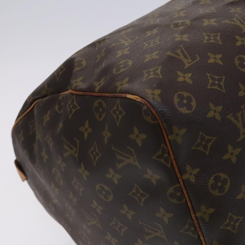 Louis Vuitton Keepall Bag Monogram Canvas Brown Canvas Travel Bag Bag (Pre-Owned)