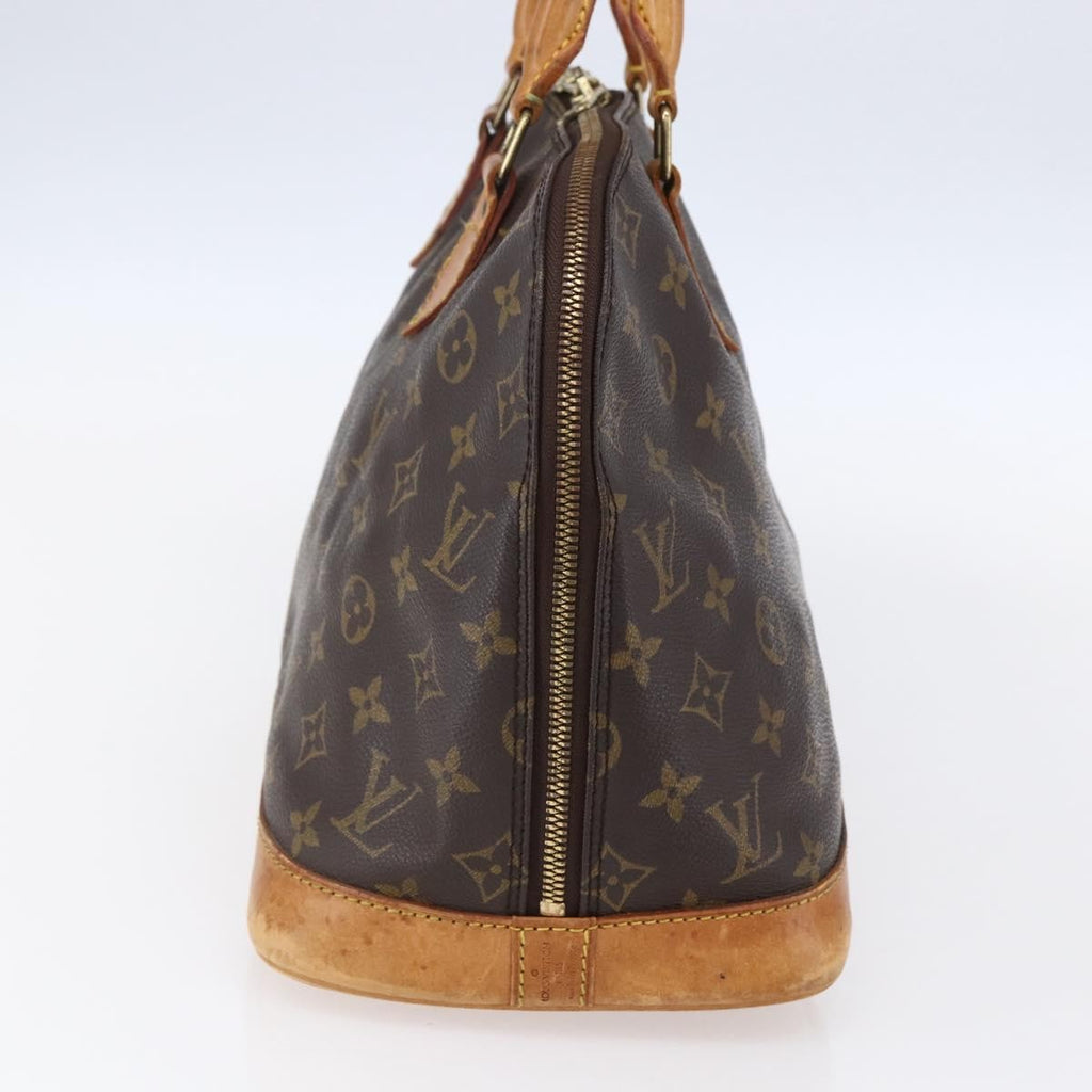 Louis Vuitton Vintage Alma Handbag Monogram Canvas Brown Canvas Handbag (Pre-Owned)