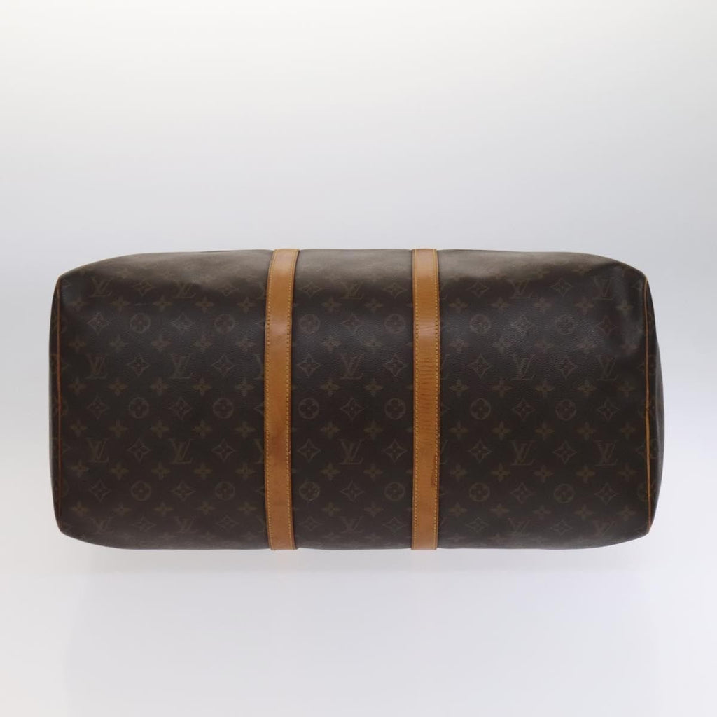 Louis Vuitton Keepall Bag Monogram Canvas Brown Canvas Travel Bag Bag (Pre-Owned)