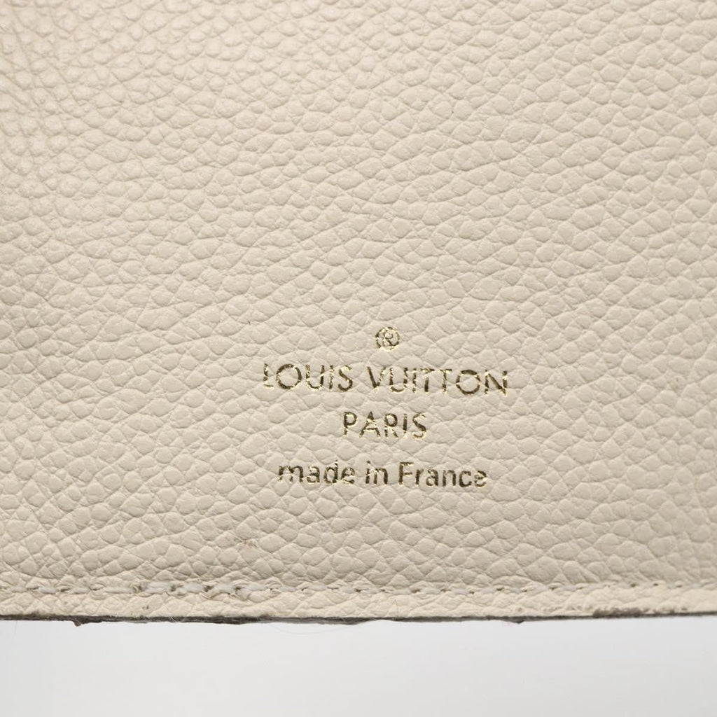 Louis Vuitton Zoe Wallet Monogram Empreinte Leather Beige Leather Wallets Accessory (Pre-Owned)