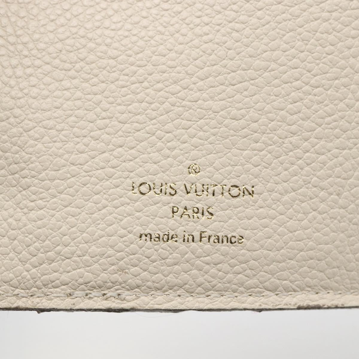 Louis Vuitton Zoe Wallet Monogram Empreinte Leather Beige Leather Wallets Accessory (Pre-Owned)