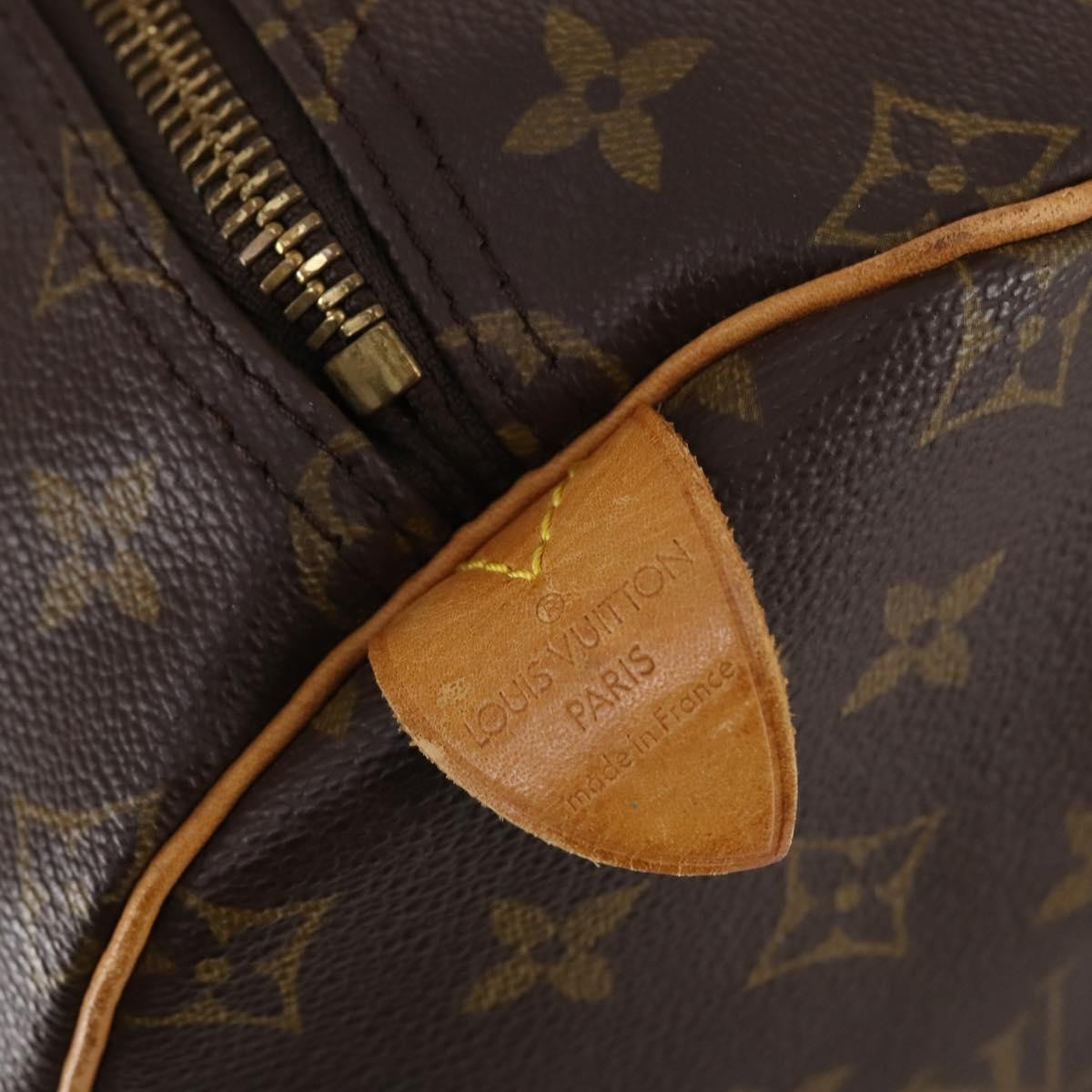 Louis Vuitton Keepall Bag Monogram Canvas Brown Canvas Travel Bag Bag (Pre-Owned)