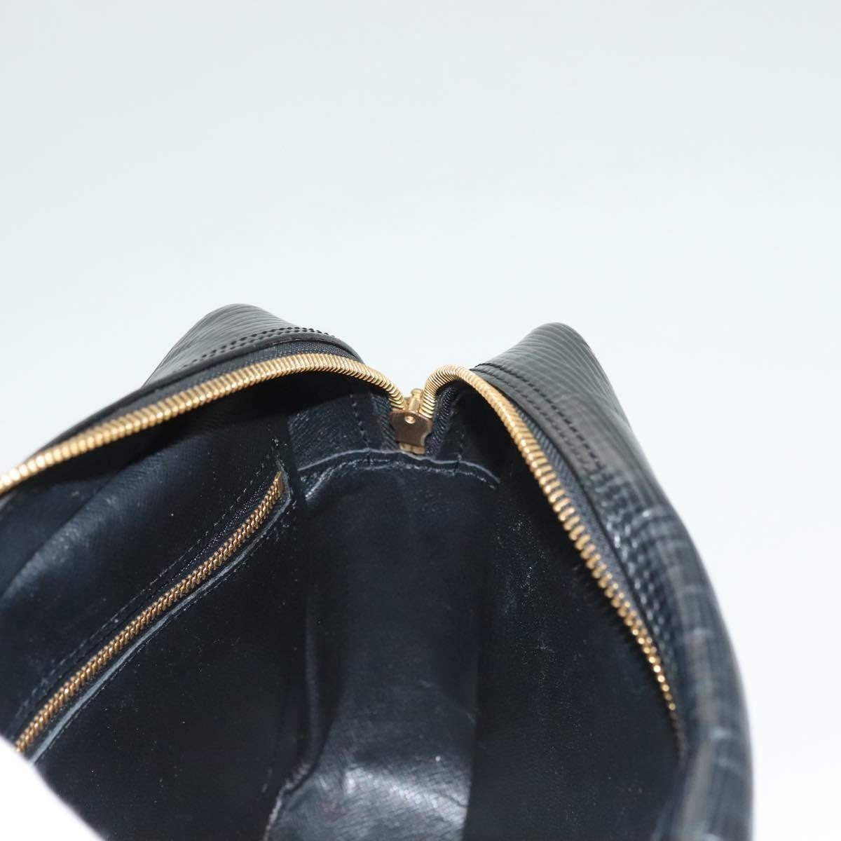 Louis Vuitton Trocadero Handbag Epi Leather Black Leather Shoulder Bag Bag (Pre-Owned)