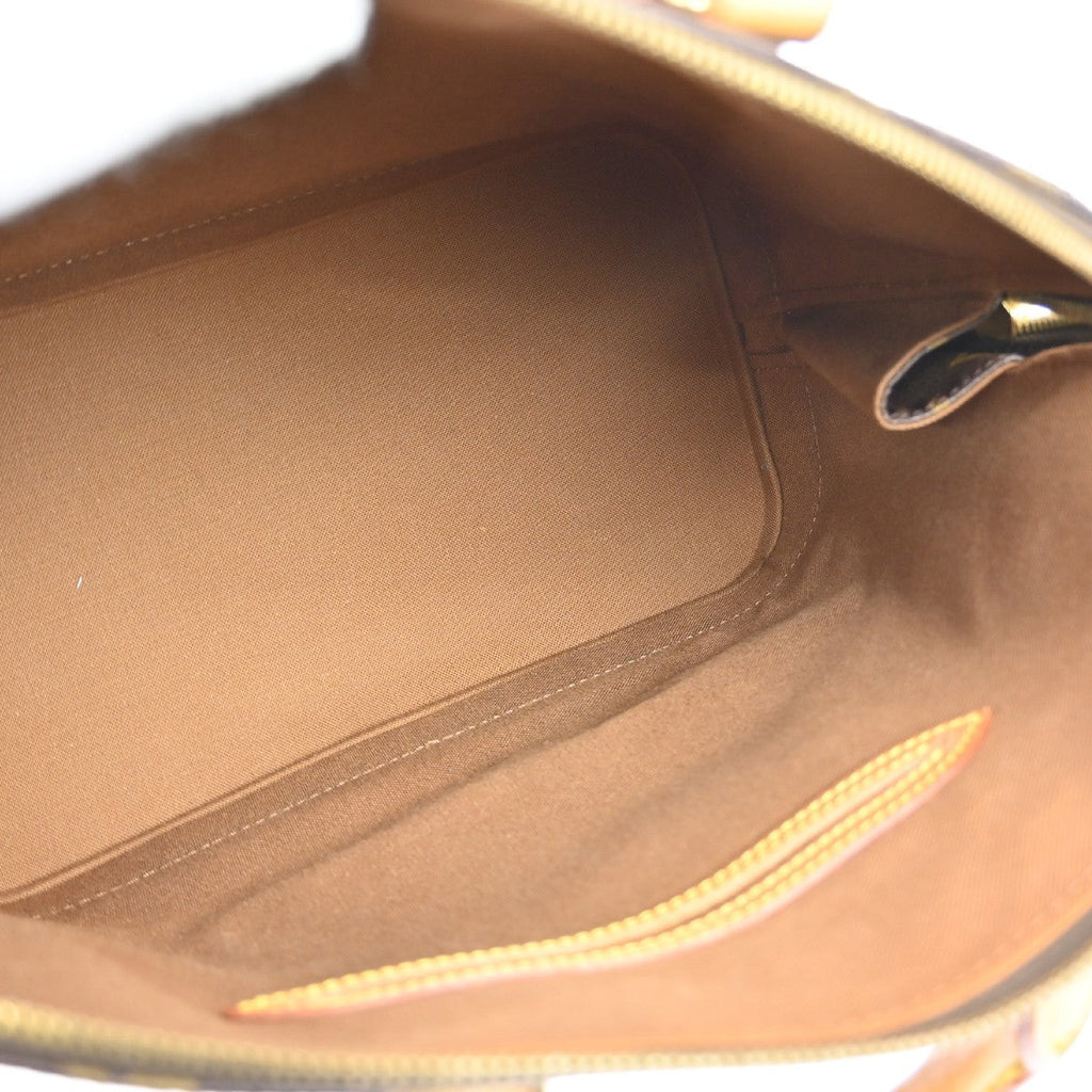 Louis Vuitton Alma Handbag Monogram Canvas Brown Canvas Handbag (Pre-Owned)
