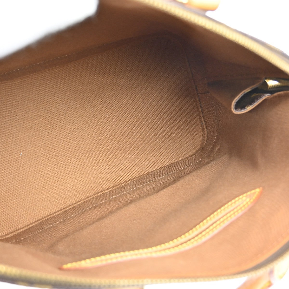 Louis Vuitton Alma Handbag Monogram Canvas Brown Canvas Handbag (Pre-Owned)
