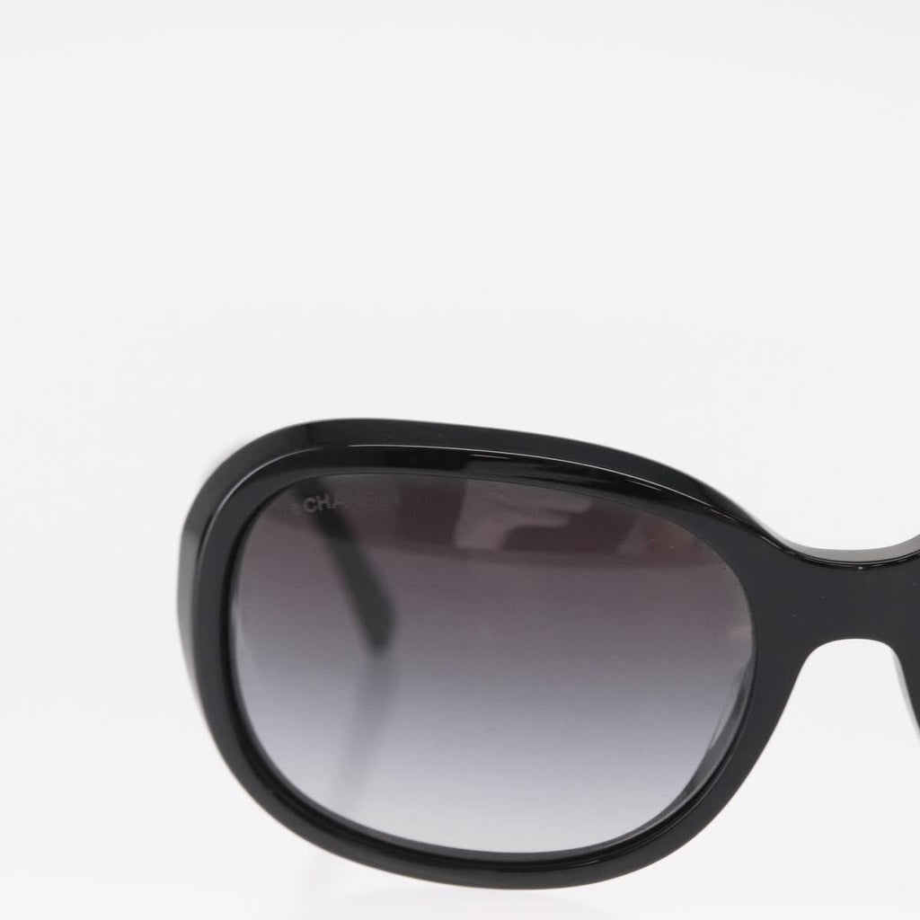 Chanel Logo Cc Sunglasses Plastic Black Plastic Sunglasse Accessory (Pre-Owned)