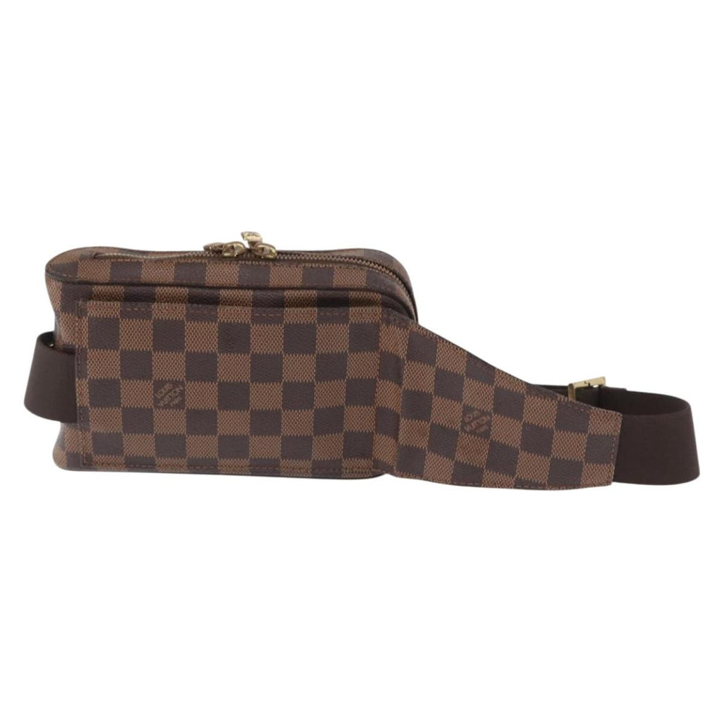 Louis Vuitton Geronimos Waist Bag Damier Brown Canvas Clutche & Pouche Bag (Pre-Owned)