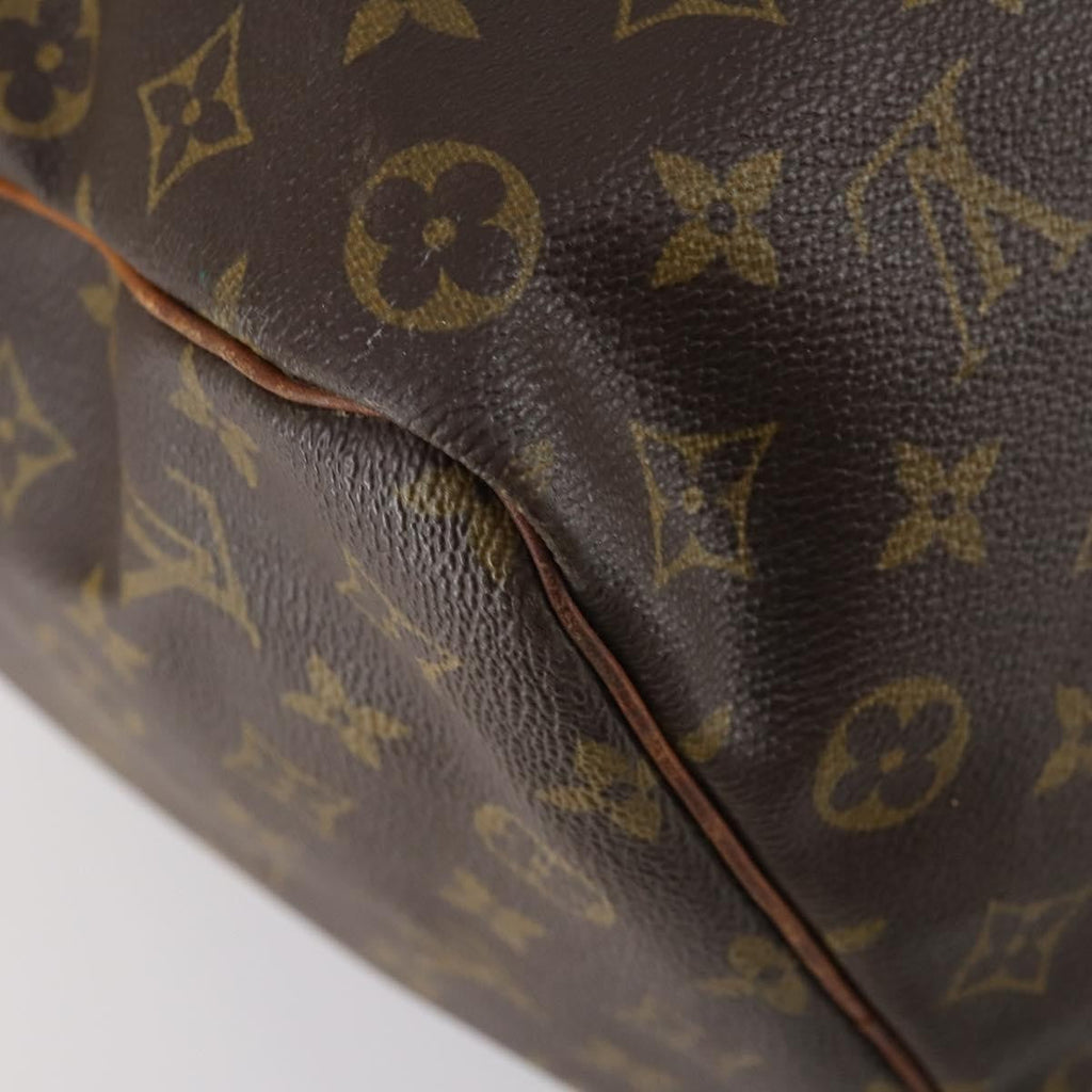 Louis Vuitton Keepall Bag Monogram Canvas Brown Canvas Travel Bag Bag (Pre-Owned)