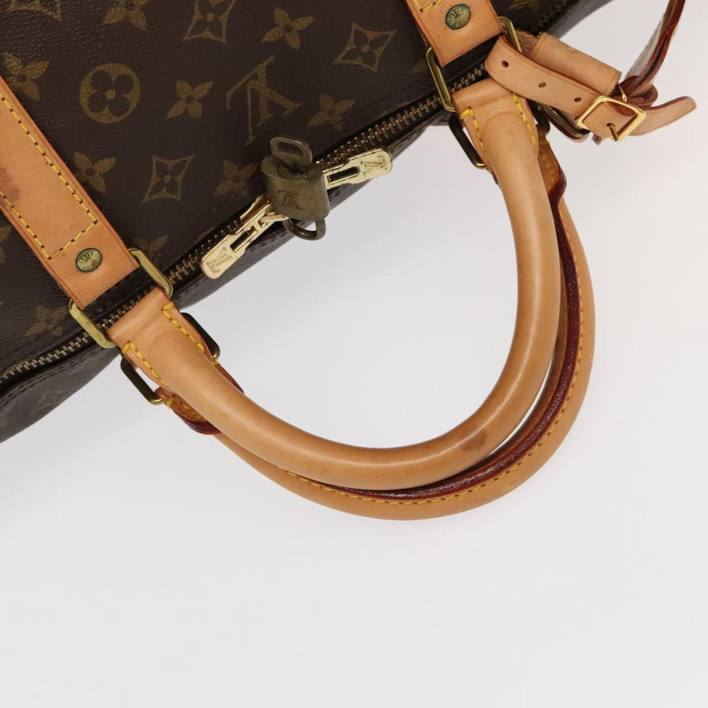 Louis Vuitton Keepall Bag Monogram Canvas Brown Canvas Travel Bag Bag (Pre-Owned)