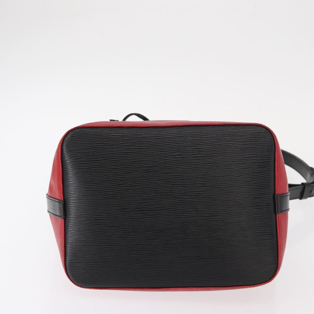 Louis Vuitton Bicolor Petit Noe Handbag Epi Leather Red Leather Shoulder Bag Bag (Pre-Owned)
