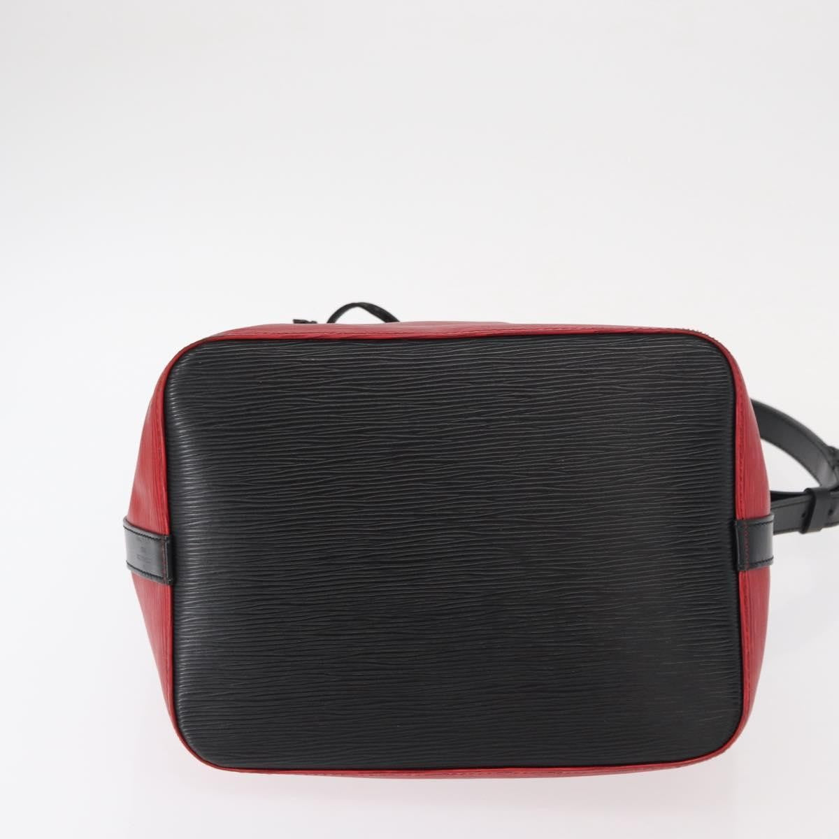 Louis Vuitton Bicolor Petit Noe Handbag Epi Leather Red Leather Shoulder Bag Bag (Pre-Owned)