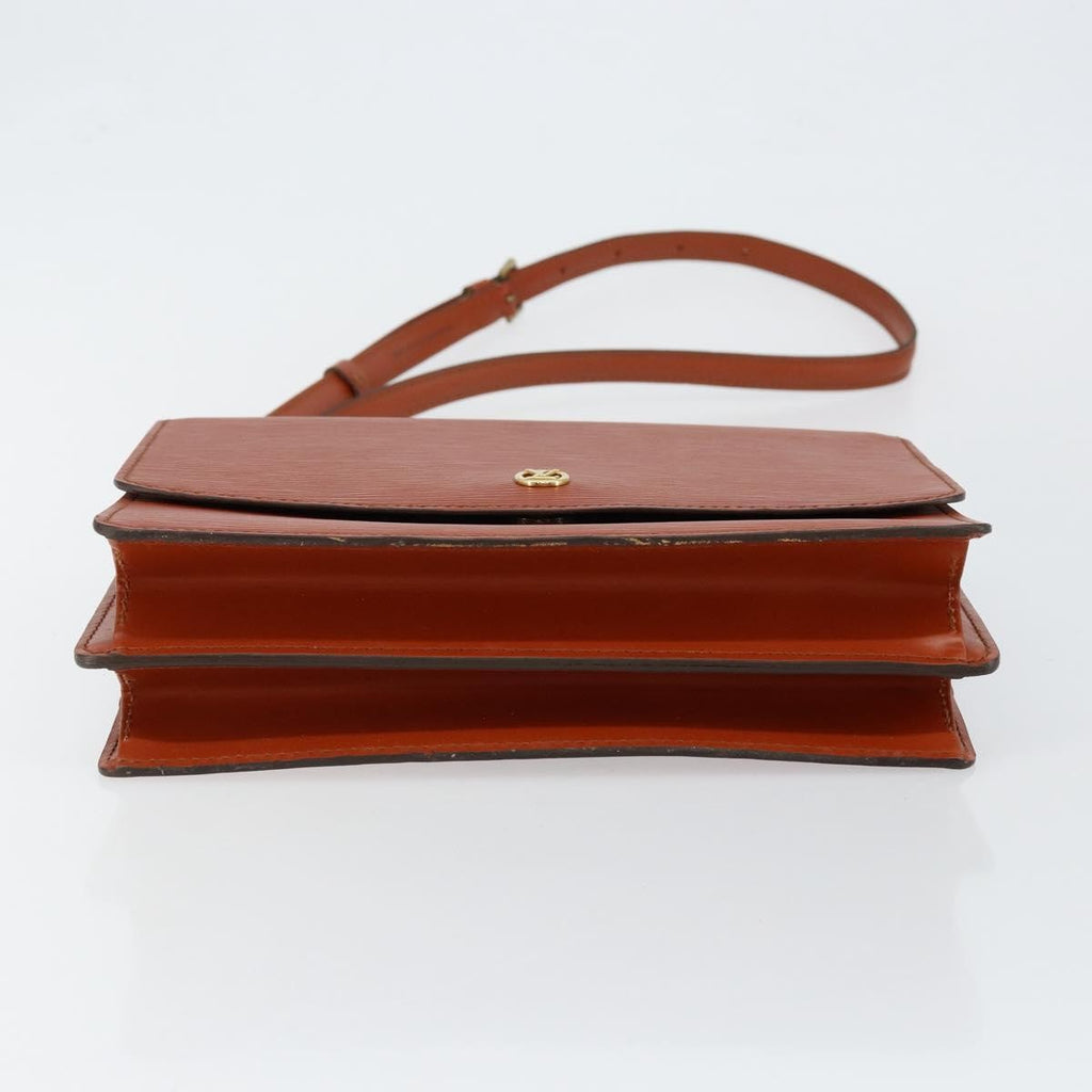 Louis Vuitton Grenelle Shoulder Bag Epi Leather Brown Leather Shoulder Bag Bag (Pre-Owned)