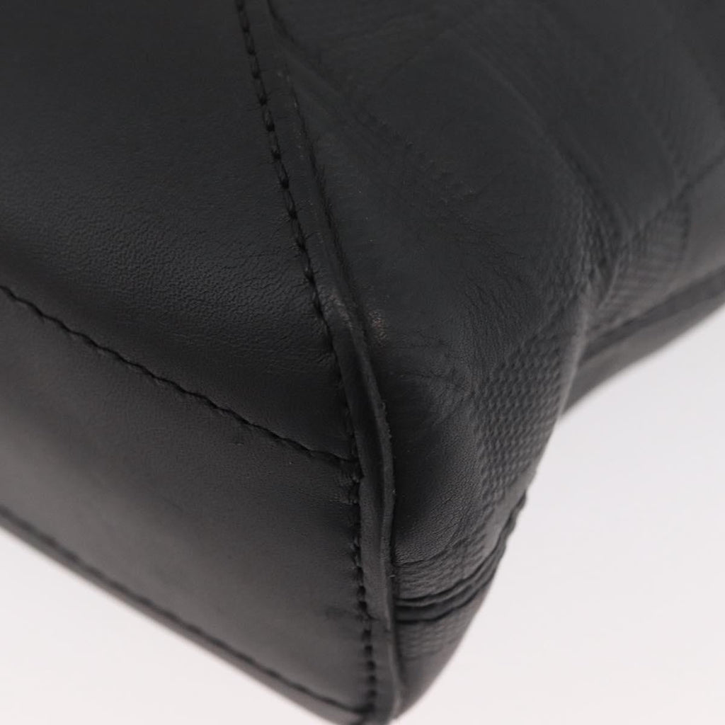 Louis Vuitton Avenue Soft Briefcase Damier Infini Leather Black Leather Briefcase Bag (Pre-Owned)