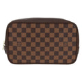 Louis Vuitton Trousse Toilette Damier Canvas Brown Canvas Clutche & Pouche Bag (Pre-Owned)
